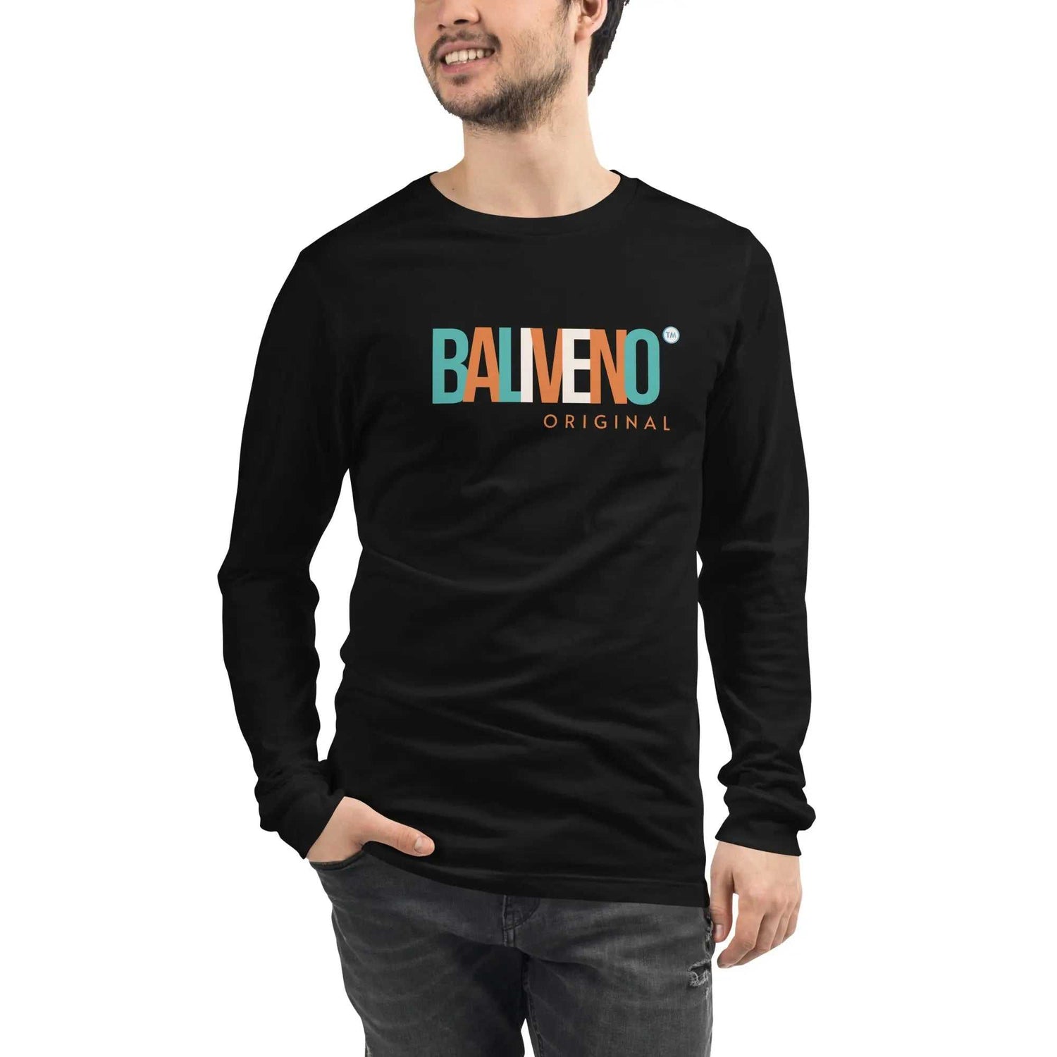 Baliveno Unisex Printed Cotton Long Sleeve TeeBaliveno Unisex Printed Cotton Long Sleeve TeeEnrich your wardrobe with a versatile long sleeve tee. For a casual look, combine it with your favorite jeans, and layer it with a button-up shirt, a zip-up hoodie, [Bal]