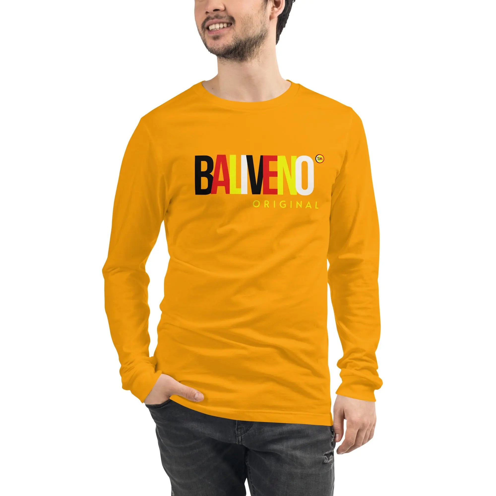 Baliveno Unisex Long Sleeve Tee, Unisex Printed T-shirt, Baliveno Fashion, Cotton T-shirt, - BALIVENO FASHION HOUSE LTD