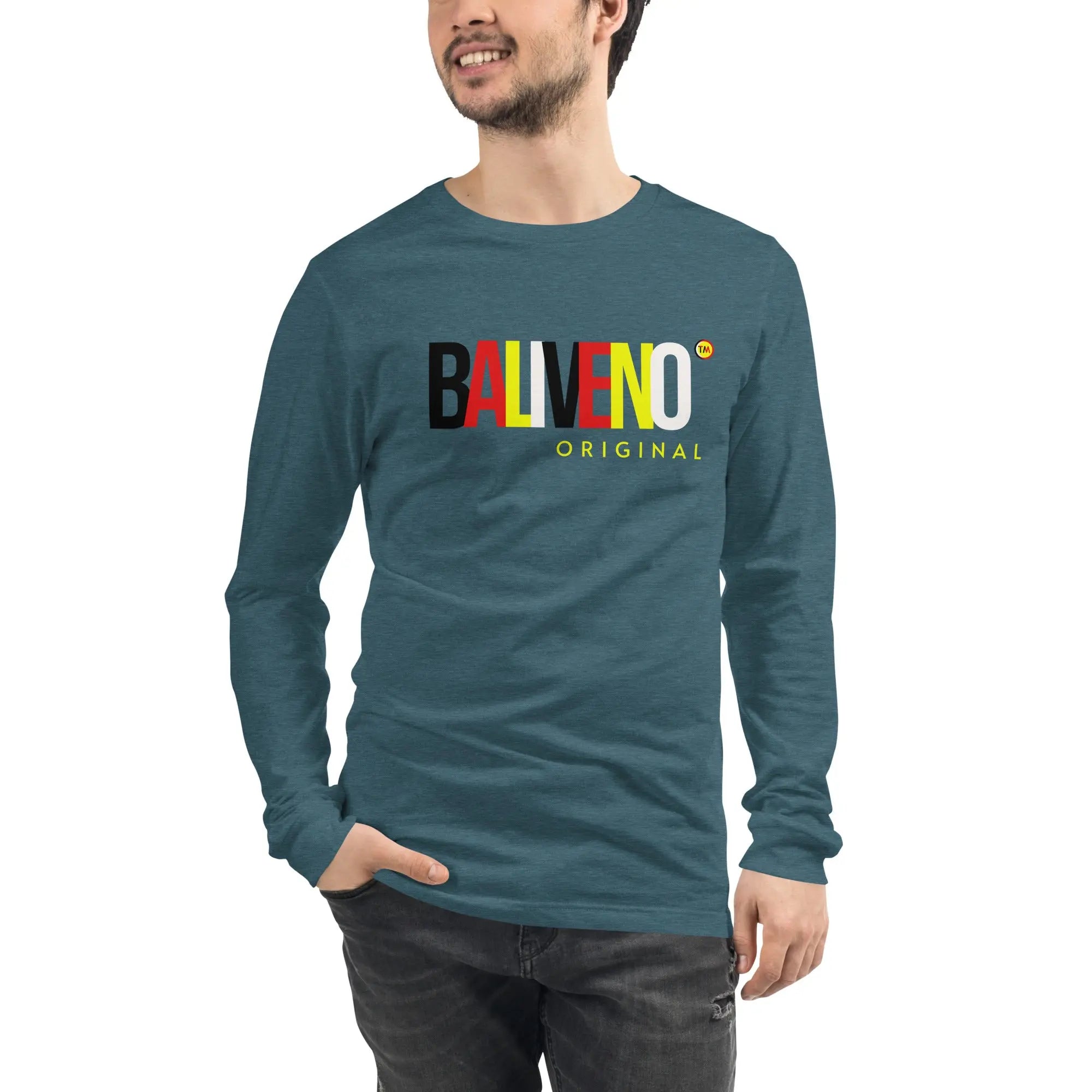 Baliveno Unisex Long Sleeve Tee, Unisex Printed T-shirt, Baliveno Fashion, Cotton T-shirt, - BALIVENO FASHION HOUSE LTD