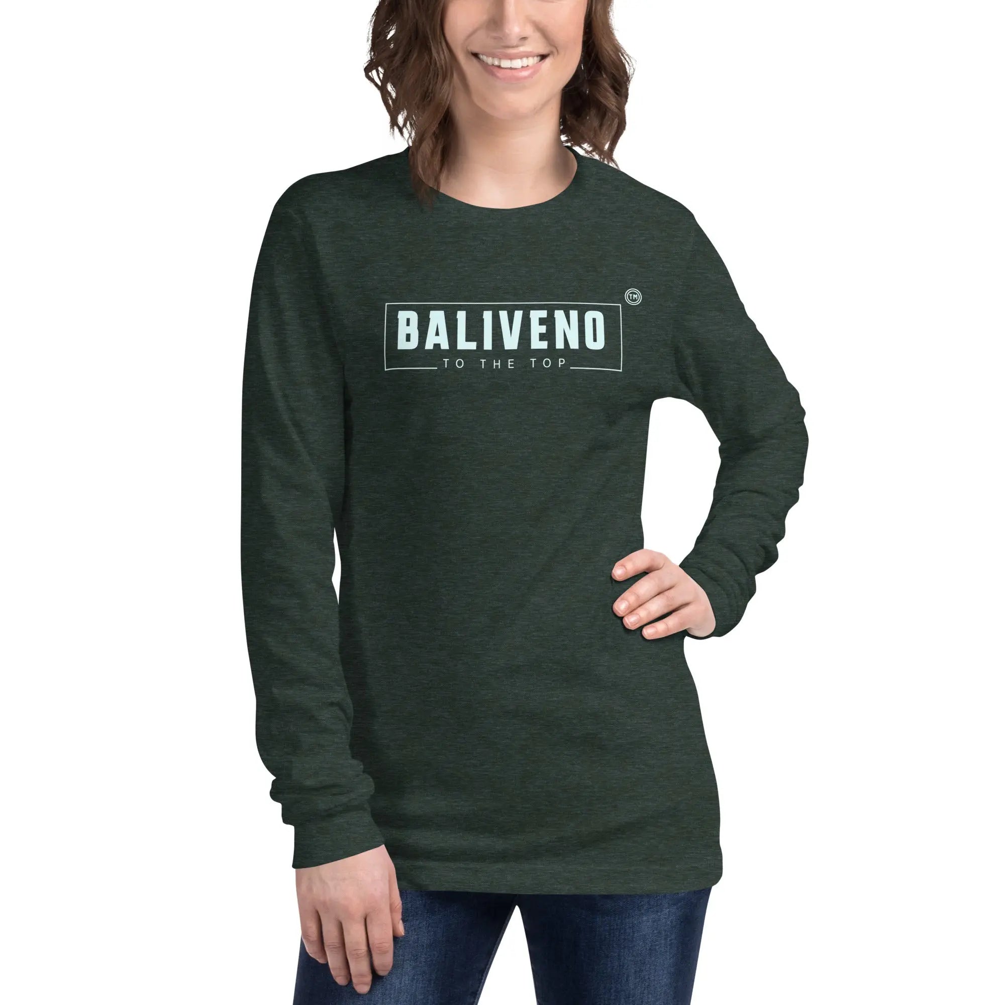 Baliveno Unisex Long Sleeve Tee, Unisex Printed T-shirt, Baliveno Fashion, Cotton T-shirt, - BALIVENO FASHION HOUSE LTD