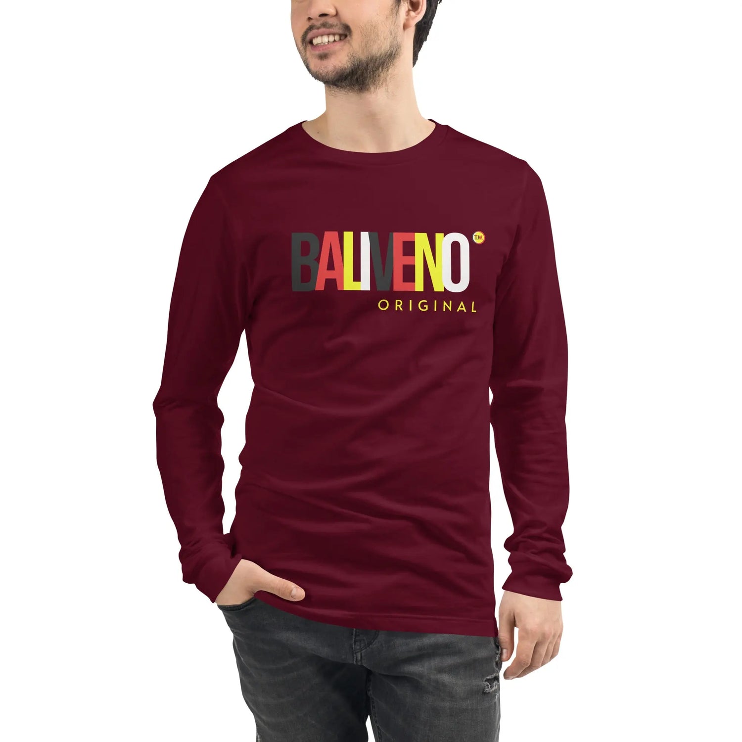 Baliveno Unisex Printed Cotton Long Sleeve TeeBaliveno Unisex Printed Cotton Long Sleeve TeeEnrich your wardrobe with a versatile long sleeve tee. For a casual look, combine it with your favorite jeans, and layer it with a button-up shirt, a zip-up hoodie, [Bal]