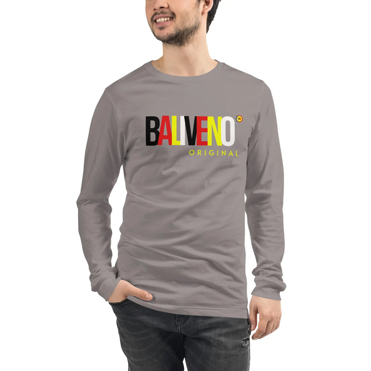 Baliveno Unisex Printed Cotton Long Sleeve TeeBaliveno Unisex Printed Cotton Long Sleeve TeeEnrich your wardrobe with a versatile long sleeve tee. For a casual look, combine it with your favorite jeans, and layer it with a button-up shirt, a zip-up hoodie, [Bal]