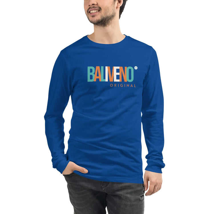 Baliveno Unisex Printed Cotton Long Sleeve TeeBaliveno Unisex Printed Cotton Long Sleeve TeeEnrich your wardrobe with a versatile long sleeve tee. For a casual look, combine it with your favorite jeans, and layer it with a button-up shirt, a zip-up hoodie, [Bal]