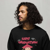 Happy Graduation SweatshirtHappy Graduation SweatshirtCelebrate the milestone of graduation in style with our Happy Graduation Sweatshirt.
Crafted with care from organic and recycled materials, this unisex sweatshirt is[Bal]