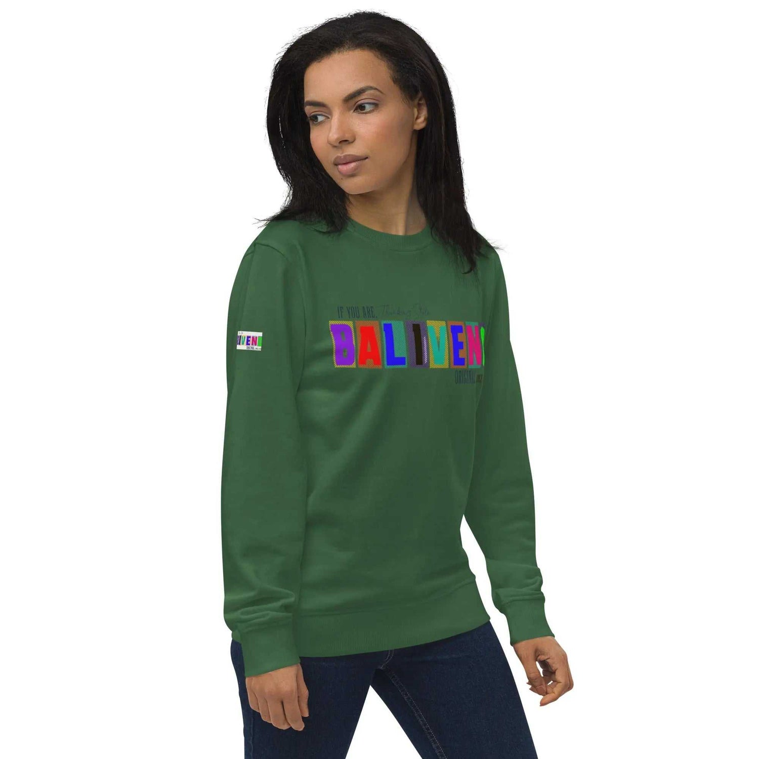 Baliveno Unisex organic sweatshirtBaliveno Unisex organic sweatshirtThe Unisex organic sweatshirt is made of organic and recycled materials, and feels soft and cozy to the touch. It has set-in sleeves, 2×2 rib at collar, and a self-f[Bal]