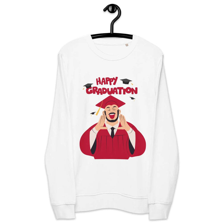 Happy Graduation SweatshirtHappy Graduation SweatshirtCelebrate the milestone of graduation in style with our Happy Graduation Sweatshirt.
Crafted with care from organic and recycled materials, this unisex sweatshirt is[Bal]
