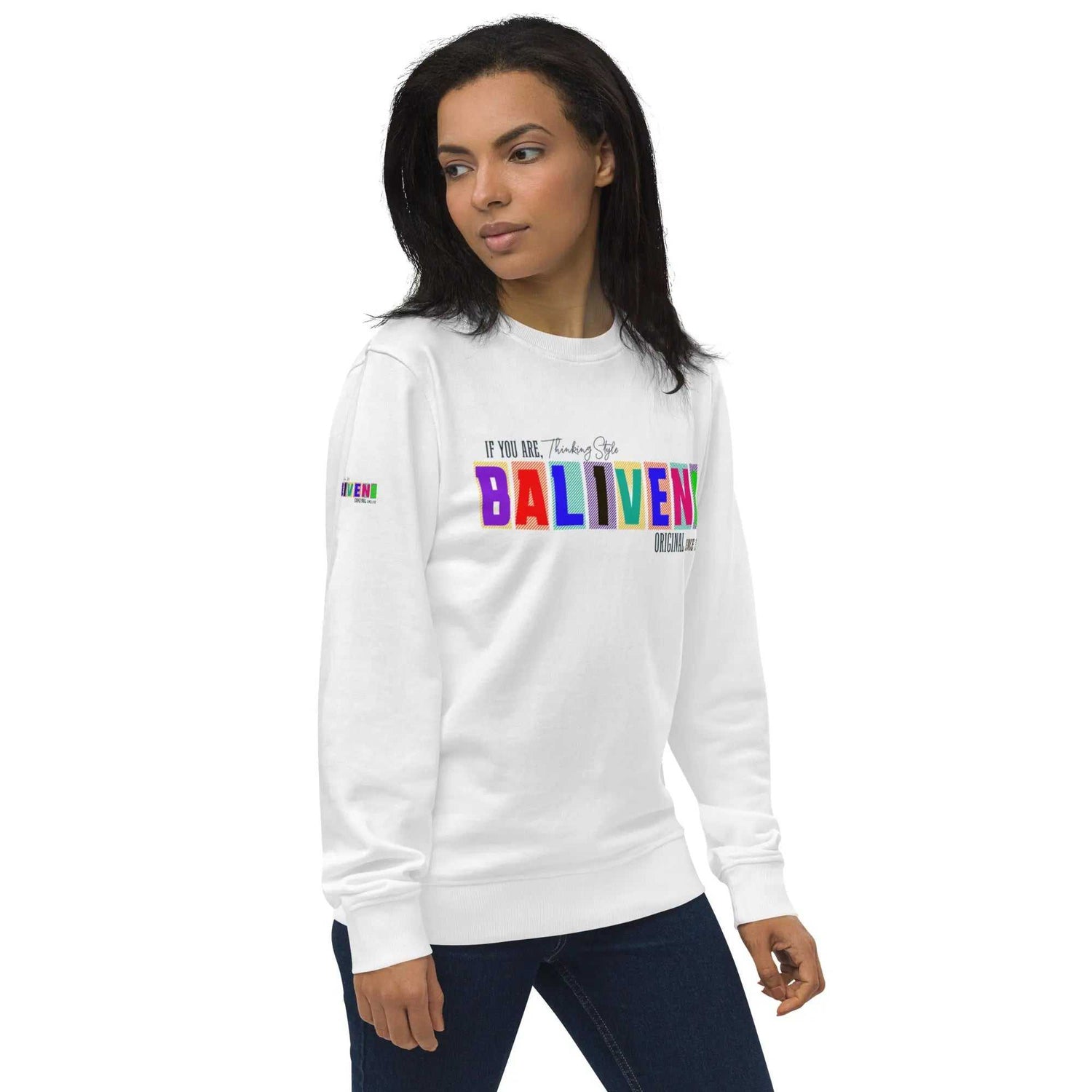 Baliveno Unisex organic sweatshirtBaliveno Unisex organic sweatshirtThe Unisex organic sweatshirt is made of organic and recycled materials, and feels soft and cozy to the touch. It has set-in sleeves, 2×2 rib at collar, and a self-f[Bal]