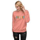 Baliveno Unisex Cotton Sweatshirt – Printed Fashion WearBaliveno Unisex Cotton Sweatshirt – Printed Fashion WearRock a classic sweatshirt silhouette with ribbed crew neck, long sleeve cuffs, and a flat hem. Layer it up or wear it on its own for a contemporary streetwear look. [Bal]