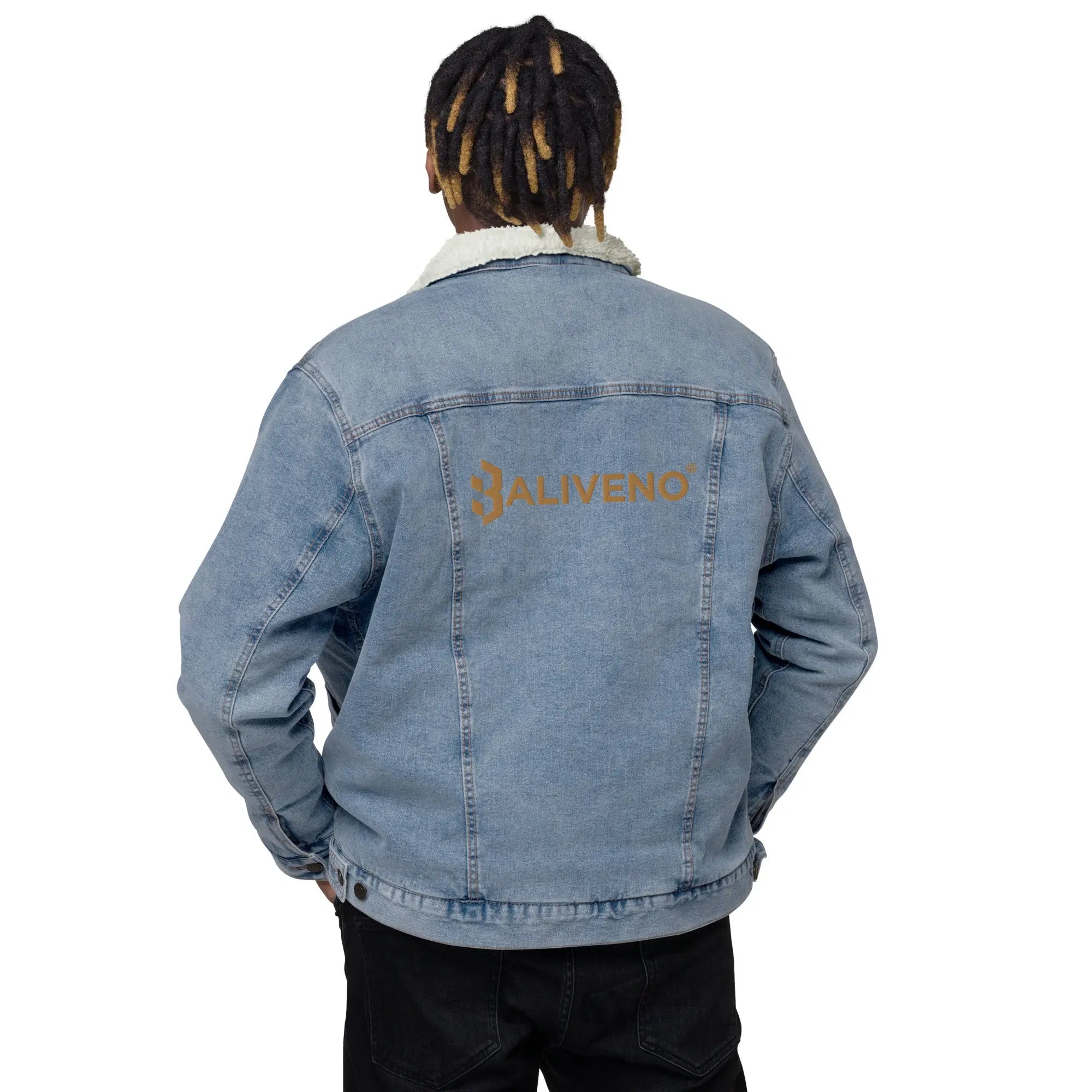 Unisex denim sherpa jacket - BALIVENO