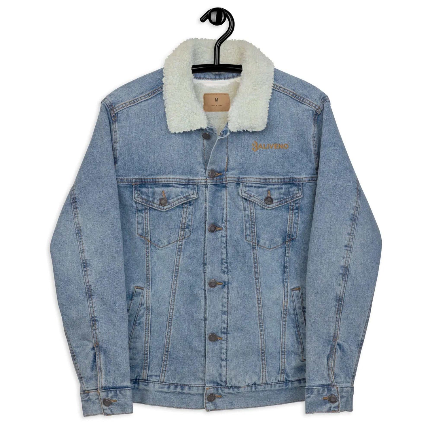 Baliveno denimBaliveno denim sherpa jacketStay cozy and sustainable in classic style with the Baliveno Sherpa Lined Denim Trucker Jacket. This heritage-inspired jean jacket features a soft recycled polyester[Bal]