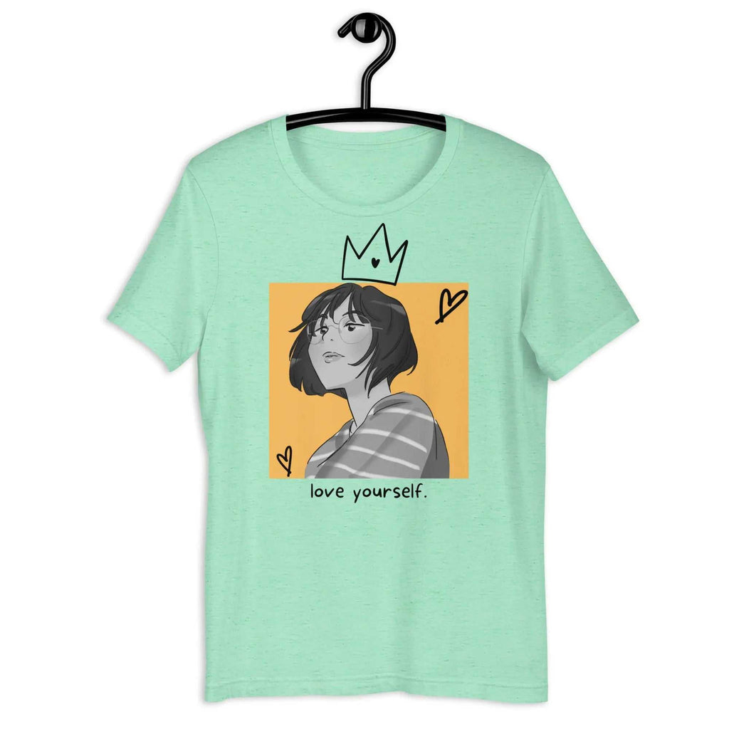 Love Yourself T-ShirtLove Yourself T-ShirtExperience the ultimate comfort and style with our Love Yourself T-Shirt, crafted to be everything you've dreamed of and more. Made from premium quality materials, t[Bal]
