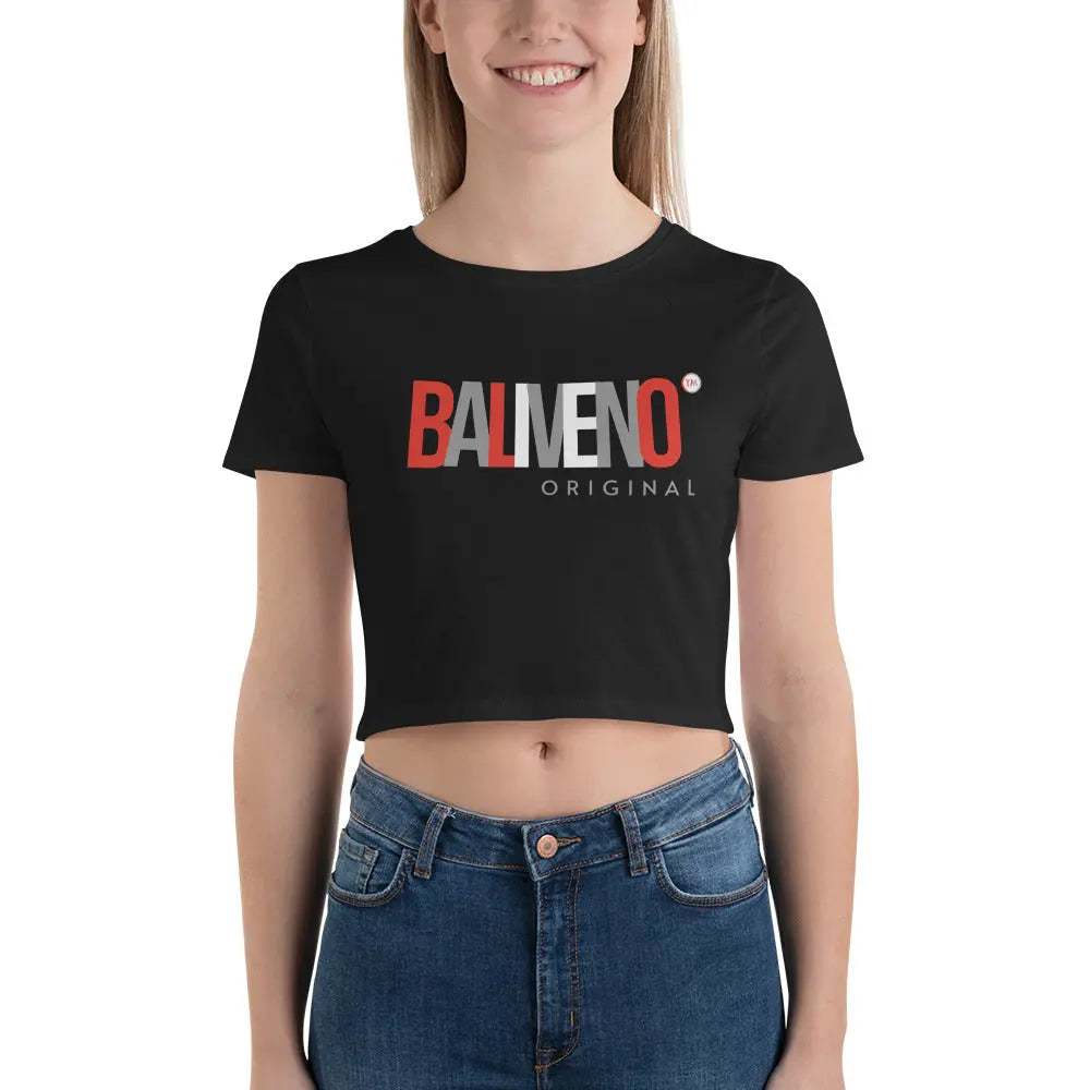 Baliveno Women’s Crop Tee, Baliveno Fashion, Cotton Tee, Womens Tee, Crop Top, Womens Crop Tshirt,Baliveno Women’s Crop Tee, Baliveno Fashion, Cotton Tee, Womens Tee, CThe season's trendiest garment - the crop top. This top is tight-fitting but still incredibly comfortable, and it hits just above the navel.

• 52% combed ring-spu[Bal]