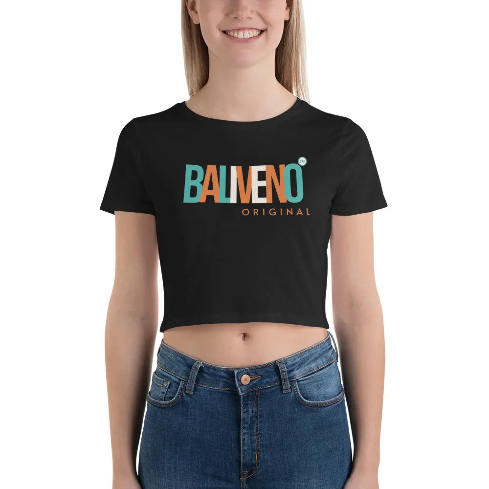 Baliveno Women’s Crop Tee, Baliveno Fashion, Cotton Tee, Womens Tee, Crop Top, Womens Crop Tshirt, - BALIVENO FASHION HOUSE LTD