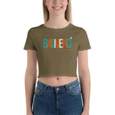 Baliveno Women’s Crop Tee, Baliveno Fashion, Cotton Tee, Womens Tee, CThe season&