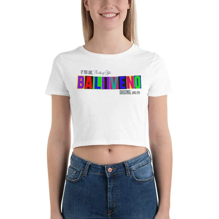 Baliveno Women’s Crop Tee, Baliveno Fashion, Cotton Tee, Womens Tee, CThe season&