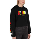 Baliveno Crop HoodieBaliveno Crop HoodieMake a stylish statement in this trend-setting Baliveno Cropped Raw Hem Drawstring Hoodie. This modern take on the classic pullover features an edgy raw hem and adju[Bal]
