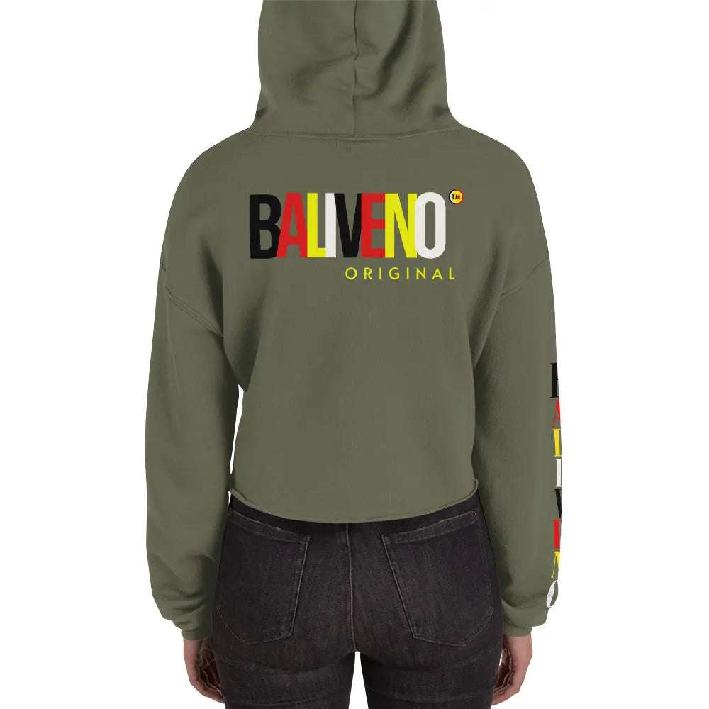 Baliveno Crop HoodieBaliveno Crop HoodieMake a stylish statement in this trend-setting Baliveno Cropped Raw Hem Drawstring Hoodie. This modern take on the classic pullover features an edgy raw hem and adju[Bal]