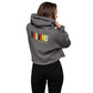 Baliveno Crop HoodieBaliveno Crop HoodieMake a stylish statement in this trend-setting Baliveno Cropped Raw Hem Drawstring Hoodie. This modern take on the classic pullover features an edgy raw hem and adju[Bal]