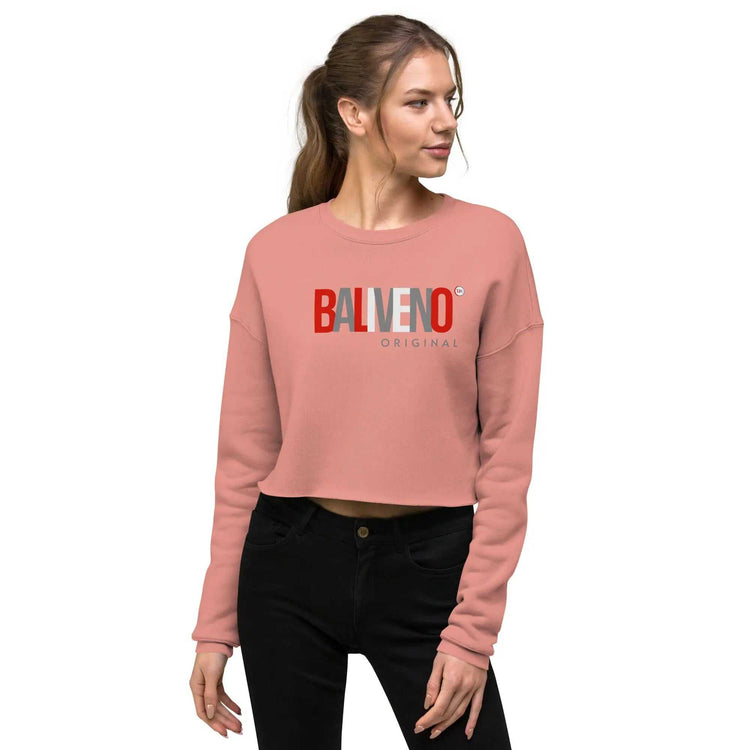 Baliveno Women’s Printed Cropped Cotton SweatshirtBaliveno Women’s Printed Cropped Cotton SweatshirtDid you know that fashion and comfort can be combined? This fleece crop sweatshirt is here to prove the point. The soft fabric feels extra soft to the touch, and the[Bal]