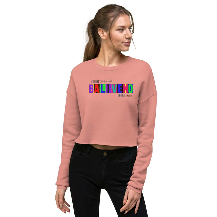 Baliveno Women’s Printed Cropped SweatshirtBaliveno Women’s Printed Cropped SweatshirtDid you know that fashion and comfort can be combined? This fleece crop sweatshirt is here to prove the point. The soft fabric feels extra soft to the touch, and the[Bal]