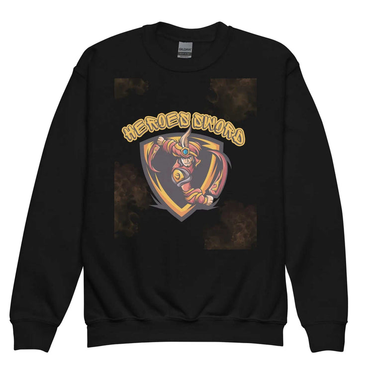 Heroes SwordHeroes Sword Youth SweatshirtGear up your young hero for all their adventures with our Heroes Sword Youth Sweatshirt. Crafted with comfort and style in mind, this crewneck sweatshirt is the perf[Bal]