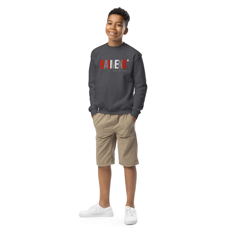 Baliveno Youth Printed Cotton SweatshirtBaliveno Youth Printed Cotton SweatshirtCozy and cool, this youth crewneck sweatshirt is designed for every adventure. Made from soft fleece fabric, it’s easy to wear and hassle-free to wash. Whether heade[Bal]