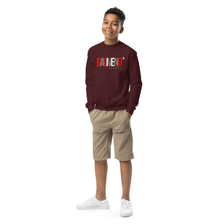Baliveno Youth Printed Cotton SweatshirtBaliveno Youth Printed Cotton SweatshirtCozy and cool, this youth crewneck sweatshirt is designed for every adventure. Made from soft fleece fabric, it’s easy to wear and hassle-free to wash. Whether heade[Bal]