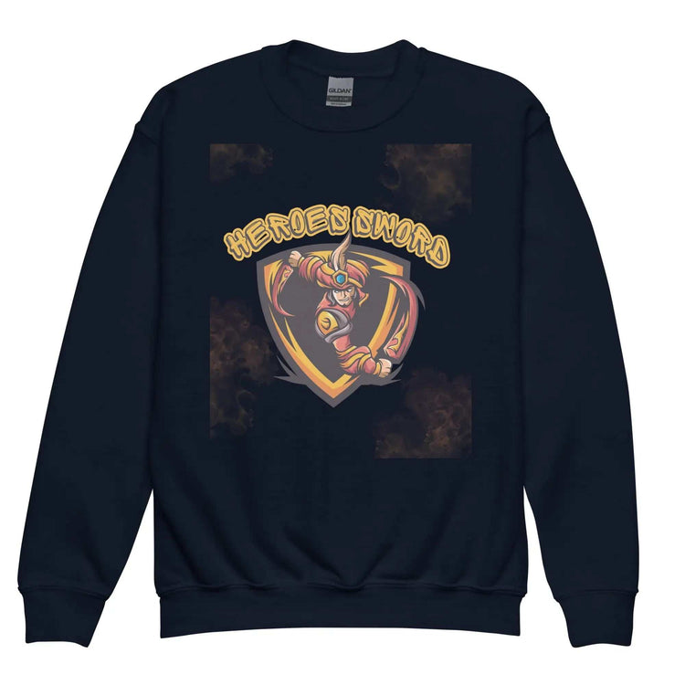 Heroes SwordHeroes Sword Youth SweatshirtGear up your young hero for all their adventures with our Heroes Sword Youth Sweatshirt. Crafted with comfort and style in mind, this crewneck sweatshirt is the perf[Bal]