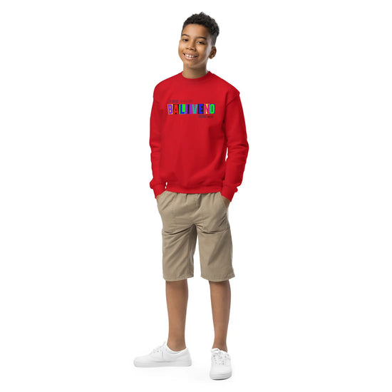 Baliveno Youth Printed Cotton SweatshirtBaliveno Youth Printed Cotton SweatshirtCozy and cool, this youth crewneck sweatshirt is designed for every adventure. Made from soft fleece fabric, it’s easy to wear and hassle-free to wash. Whether heade[Bal]