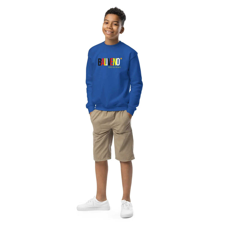 Baliveno Youth Printed Cotton SweatshirtBaliveno Youth Printed Cotton SweatshirtCozy and cool, this youth crewneck sweatshirt is designed for every adventure. Made from soft fleece fabric, it’s easy to wear and hassle-free to wash. Whether heade[Bal]