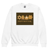 Happy New YearHappy New Year Youth sweatshirtWelcome the new year in style with our Happy New Year Youth Sweatshirt. Cozy yet cool, this crewneck sweatshirt is crafted for every adventure your young one embarks[Bal]
