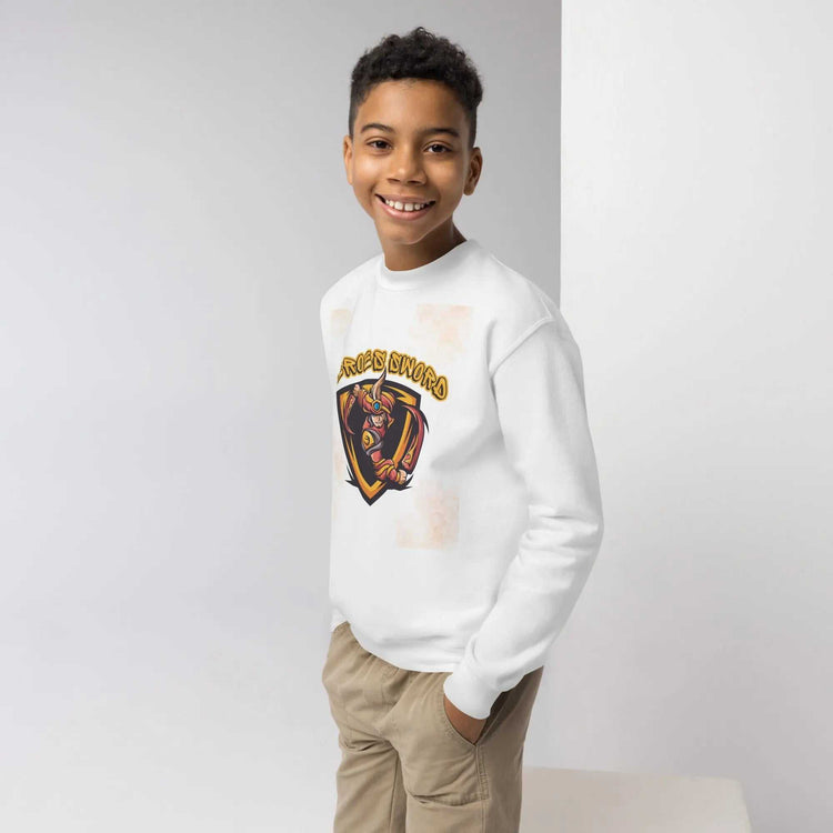 Heroes SwordHeroes Sword Youth SweatshirtGear up your young hero for all their adventures with our Heroes Sword Youth Sweatshirt. Crafted with comfort and style in mind, this crewneck sweatshirt is the perf[Bal]