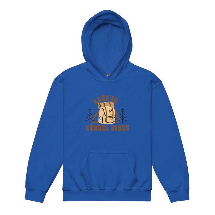 Back To SchoolBack To School Vibes HoodieKeep kids warm and comfortable all school year long with the Back To School Vibes Kids Hoodie. This durable yet soft youth hoodie is built for busy, active children [Bal]