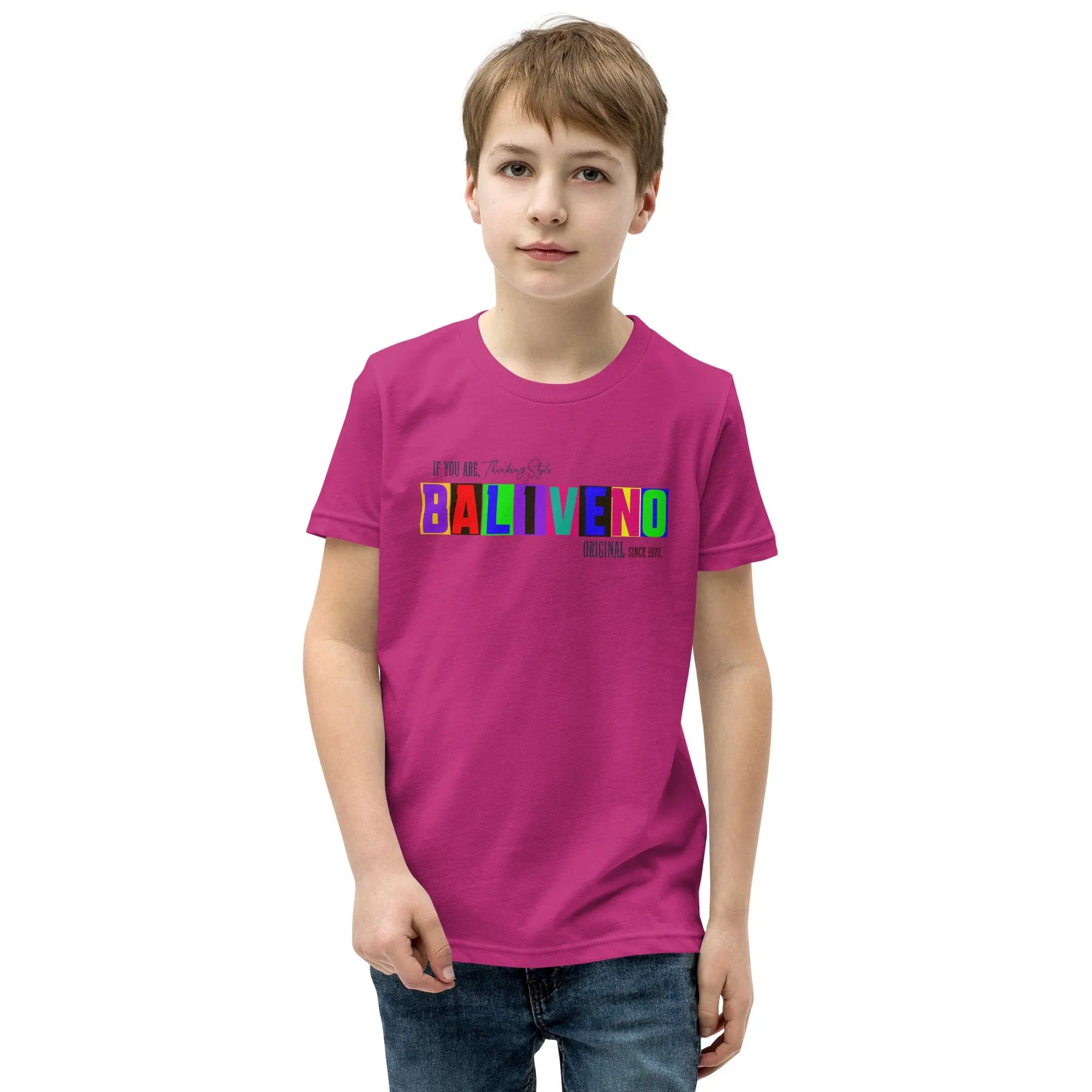 Baliveno Youth Short Sleeve T-shirt, Printed Youth T-shirt, Baliveno Fashion, Cotton Tee, Kids Tee, - BALIVENO FASHION HOUSE LTD