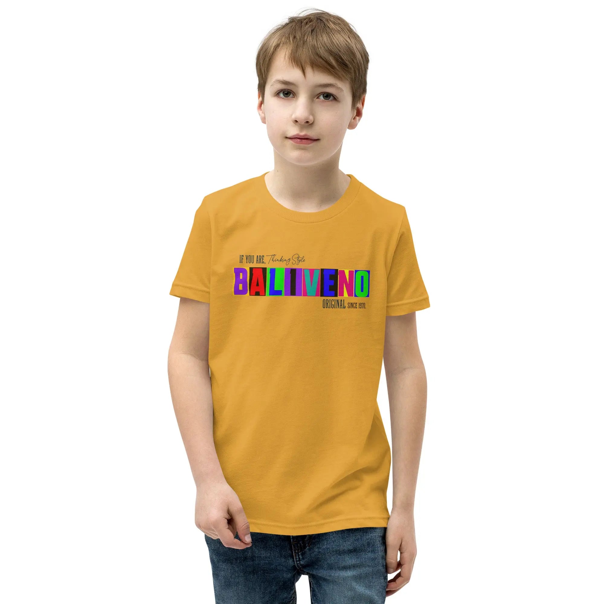 Baliveno Youth Short Sleeve T-shirt, Printed Youth T-shirt, Baliveno Fashion, Cotton Tee, Kids Tee, - BALIVENO FASHION HOUSE LTD