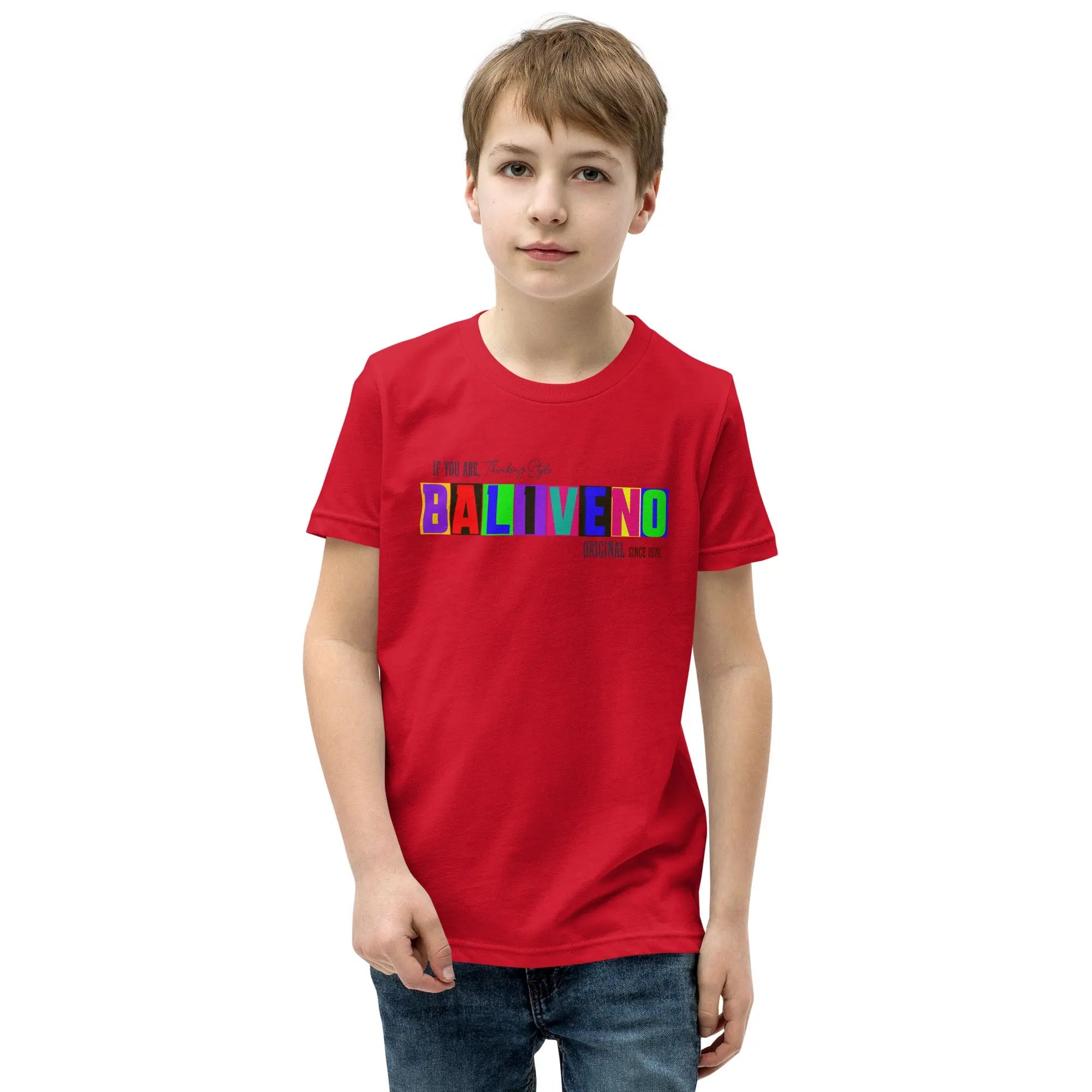 Baliveno Youth Short Sleeve T-shirt, Printed Youth T-shirt, Baliveno Fashion, Cotton Tee, Kids Tee, - BALIVENO FASHION HOUSE LTD