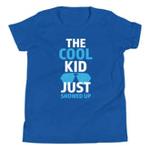 The Cool KidThe Cool Kid Just Showed Up T-ShirtIntroducing "The Cool Kid Just Showed Up" T-shirt – the perfect blend of style, comfort, and sustainability for your little trendsetter! Crafted from 100% organic ri[Bal]