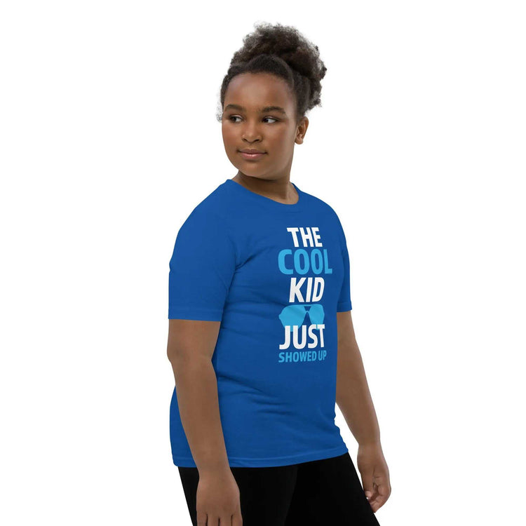The Cool KidThe Cool Kid Just Showed Up T-ShirtIntroducing "The Cool Kid Just Showed Up" T-shirt – the perfect blend of style, comfort, and sustainability for your little trendsetter! Crafted from 100% organic ri[Bal]