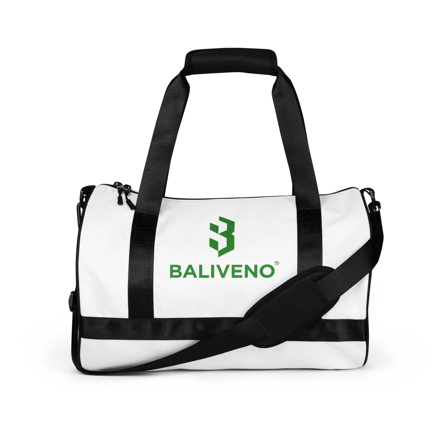 Baliveno All-over printBaliveno All-over print gym bag for man and women.Take your activewear style to the next level with the eye-catching Baliveno All-Over Print Polyester Gym Duffel. This stylish yet durable gym bag features a bold all[Bal]