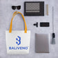 Tote bagTote bagIntroducing our stylish and spacious tote bag, designed to effortlessly carry everything you need while adding a touch of trendiness to your ensemble.
Crafted from 1[Bal]